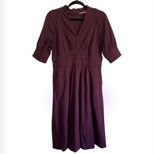 eShakti Faux Wrap Dress